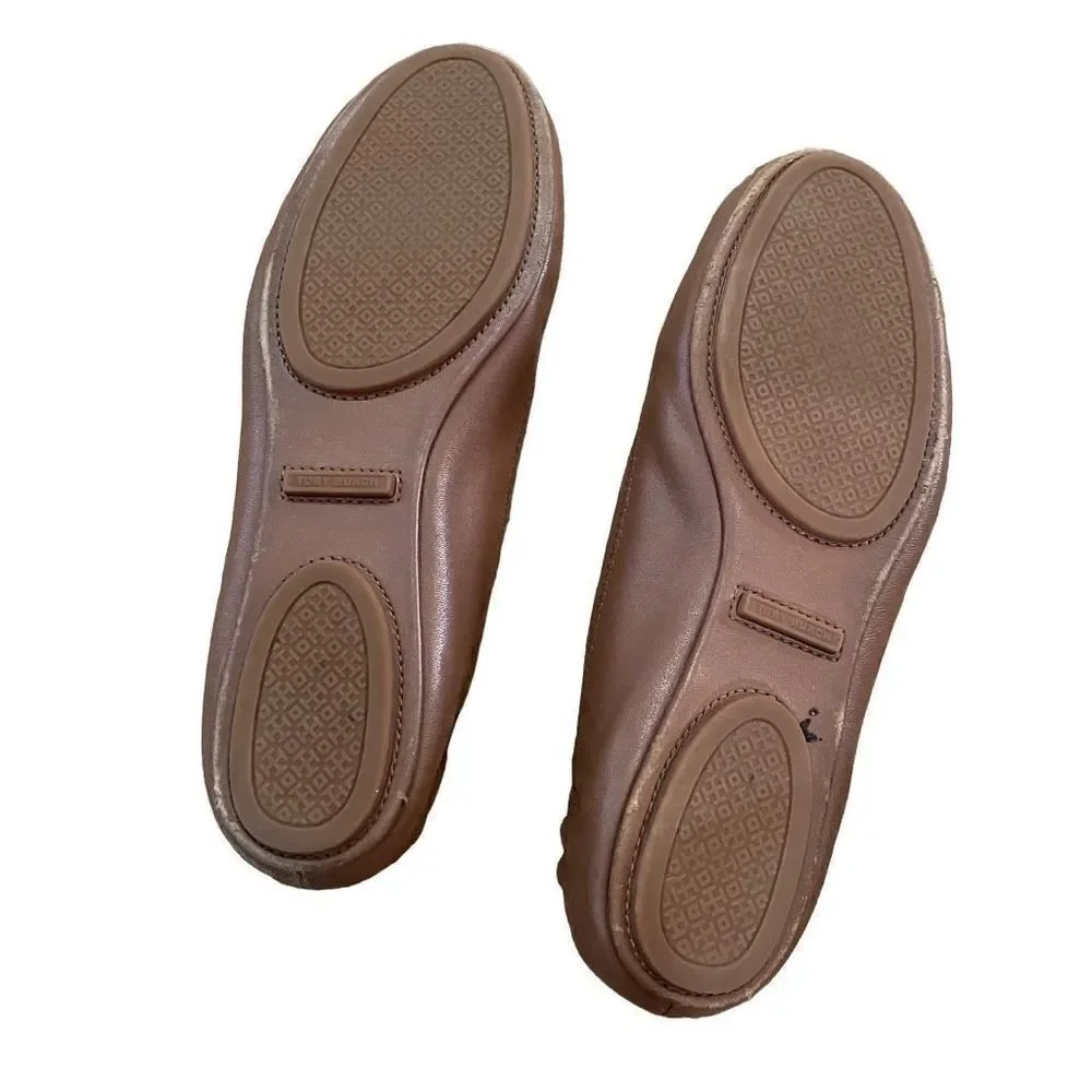 British tan Tory Burch flats size 7.5